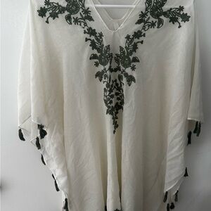 Francesca's Embroidered Swim Coverup